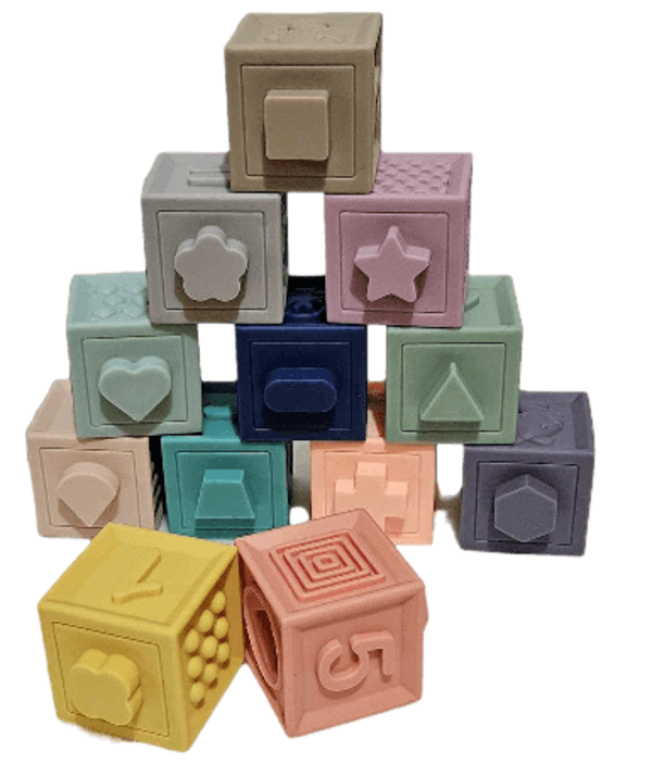 SUNARRIVE - 12 Blocs De Construction Montessori