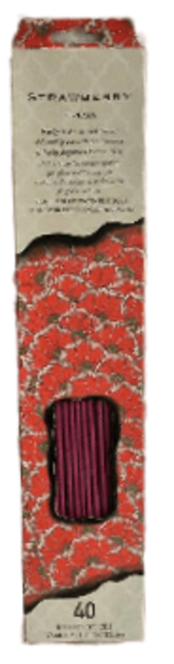 BETTERSHOP - Pack 40 Bâtons D'Encens Fraise