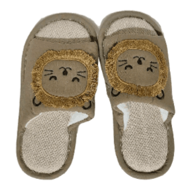 BETTERSHOP - Chaussons Lion