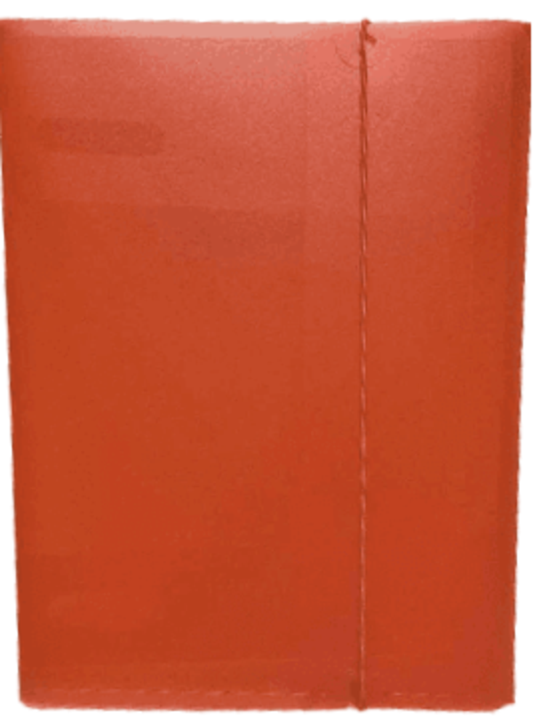 BETTERSHOP - Pochette À Élastique Orange