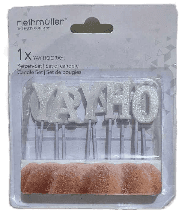 RIETHMÜLLER - Set De Bougies YAY HOORAY !