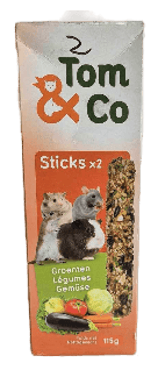 TOM&CO - 2 Sticks Aux Graines De Légumes Pour Rongeurs