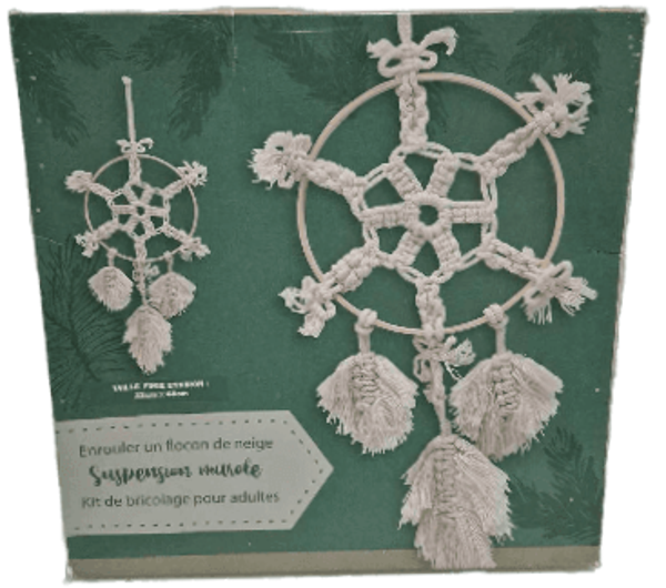 BETTERSHOP - Kit Création De Suspension Murale Flocon De Neige
