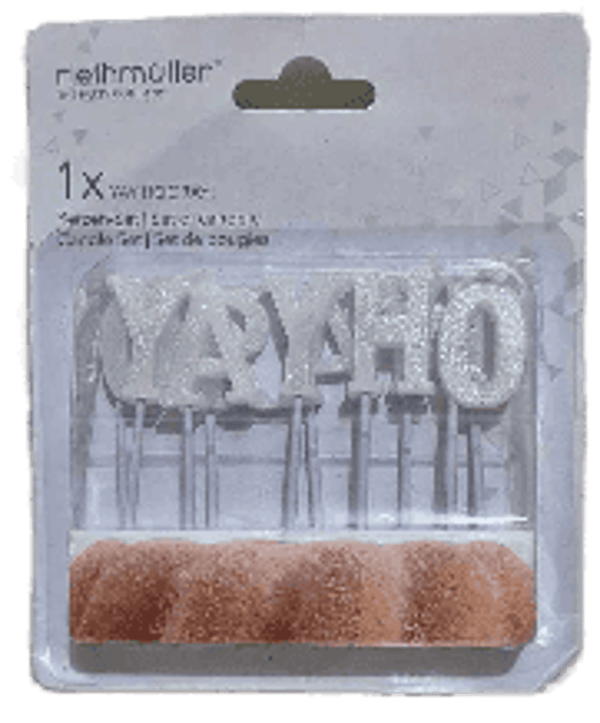 RIETHMÜLLER - Set De Bougies YAY HOORAY !