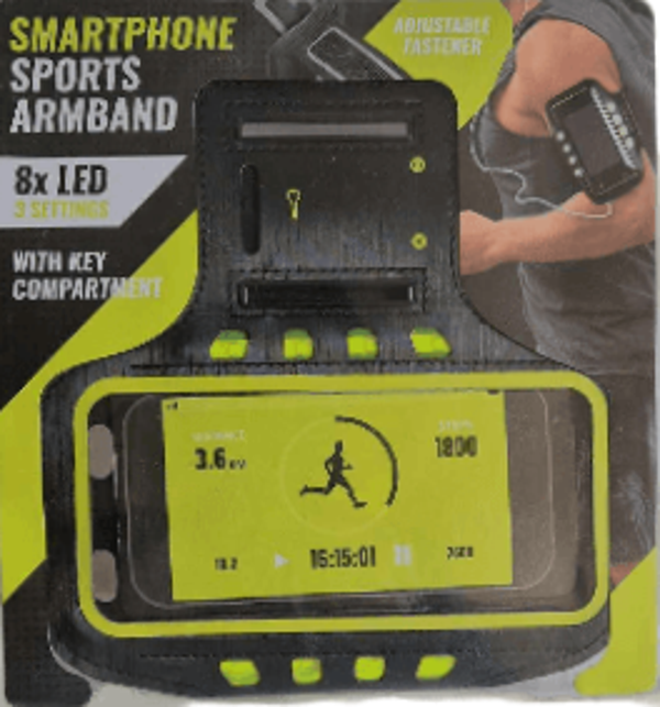 BETTERSHOP - Brassard De Sport LED Pour Smartphone