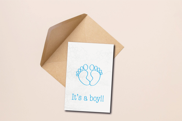 Geboortekaartje - It's a boy!