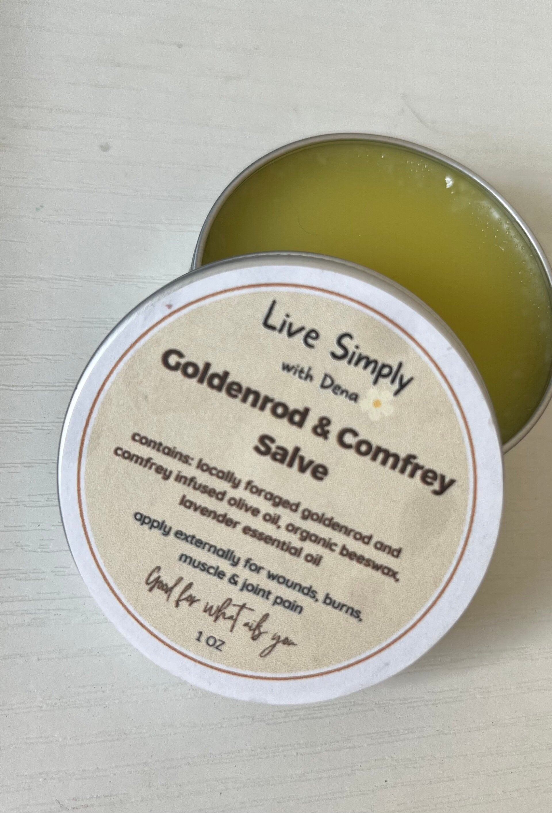 Goldenrod & Comfrey Herbal Salve
