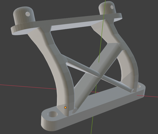 Team Losi XXT Replacement Front Body Mount