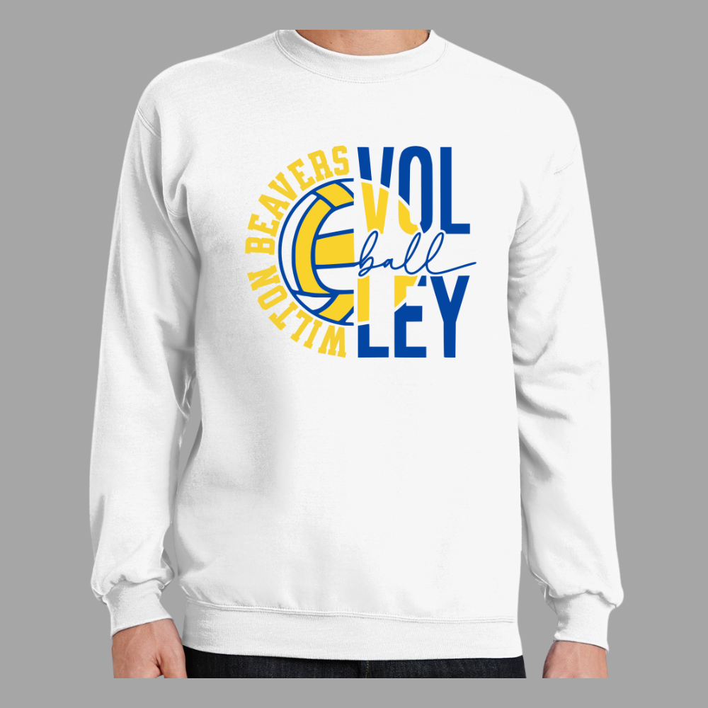 Wilton Beavers Volleyball Crewneck
