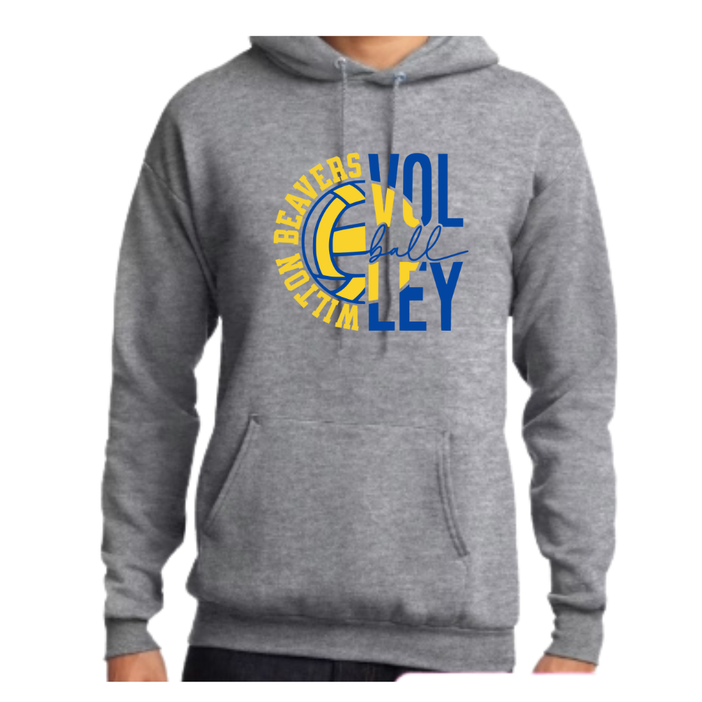 Wilton Beavers Volleyball Hoodie