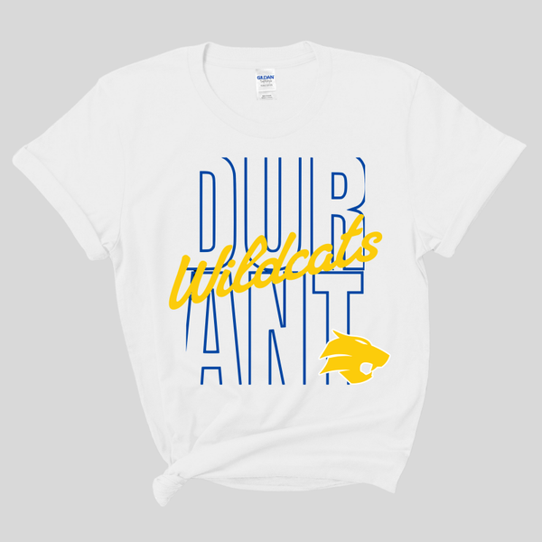 Wildcat Stacked Letter