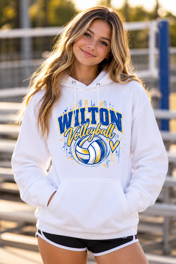 I Heart Volleyball Hoodie