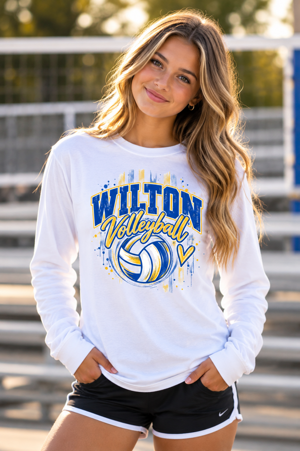 I Heart Volleyball Long Sleeve