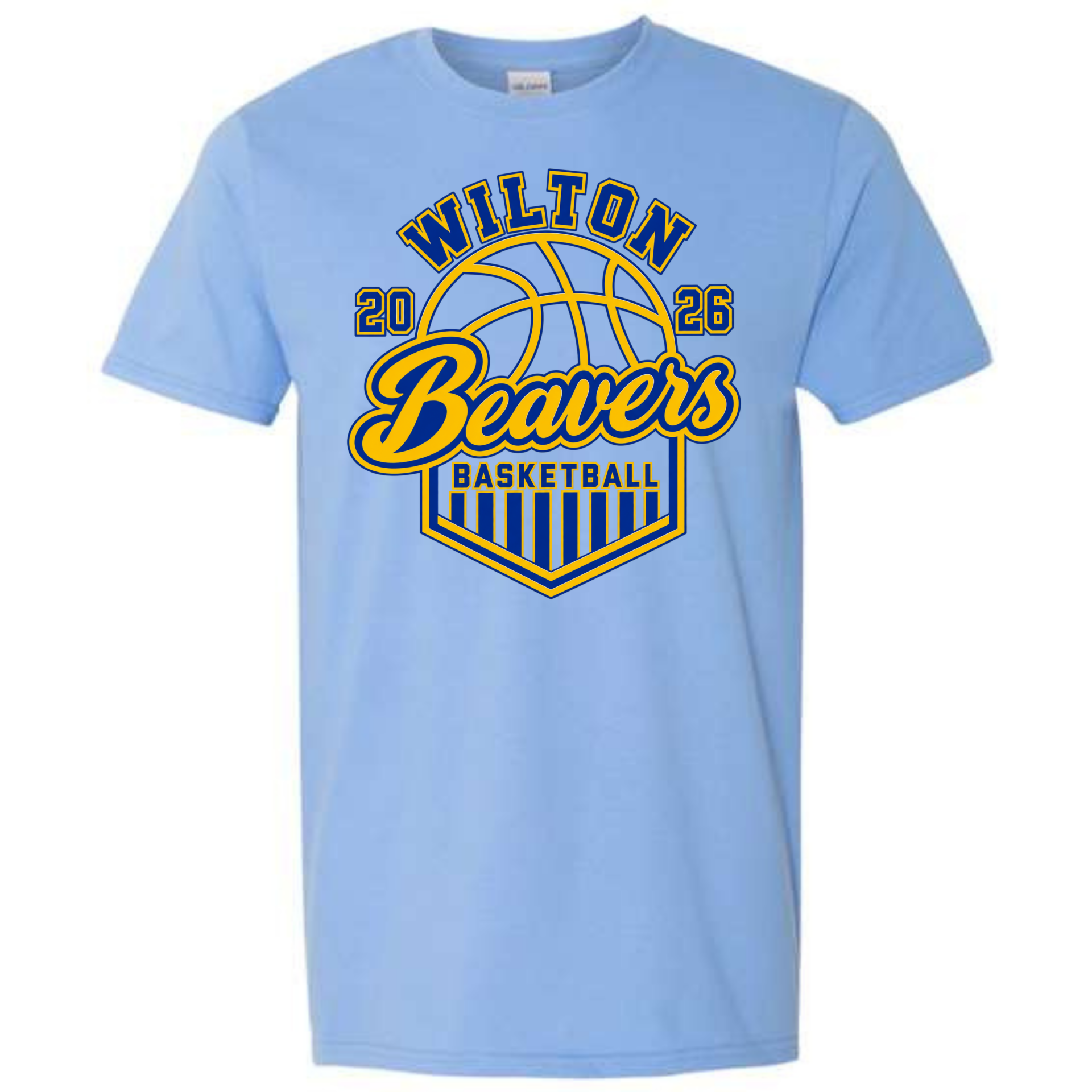 Wilton Beavers Retro Hoops Tee, Long Sleeve, Crewneck & Hoodie