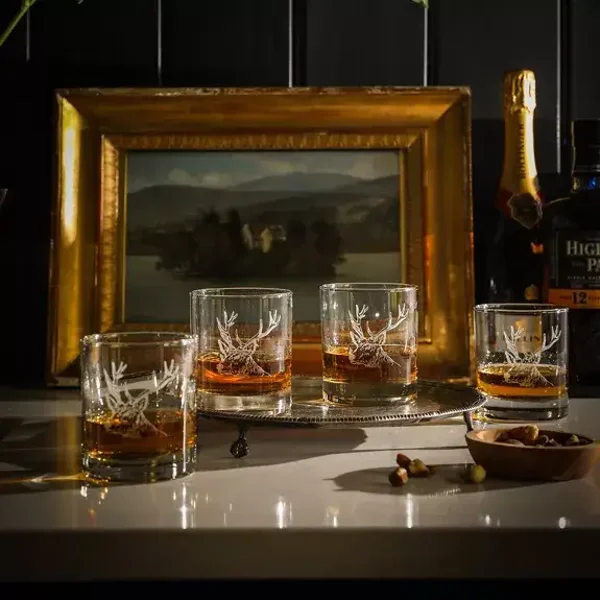 Ensemble 4 verres Cerf - Dégustation