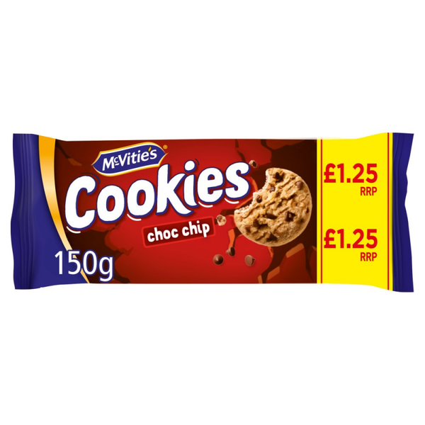 McVitie's Cookies The Chunky One Chocolate Chip £1.25 PMP 150g