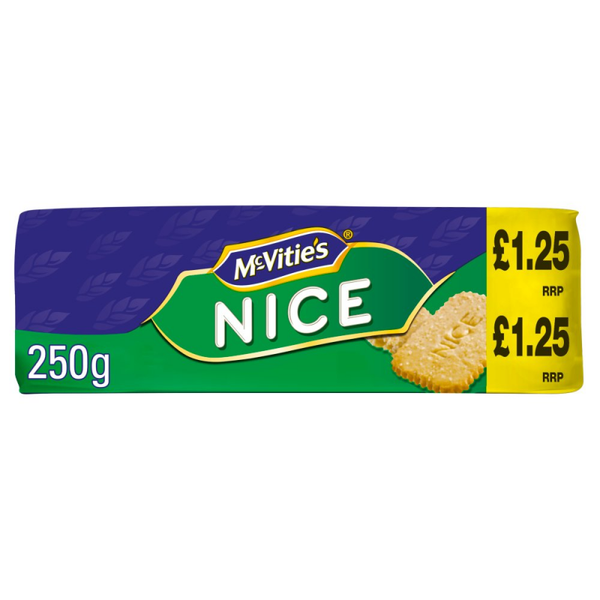 McVitie's Nice Biscuits 250g £1.25 PMP