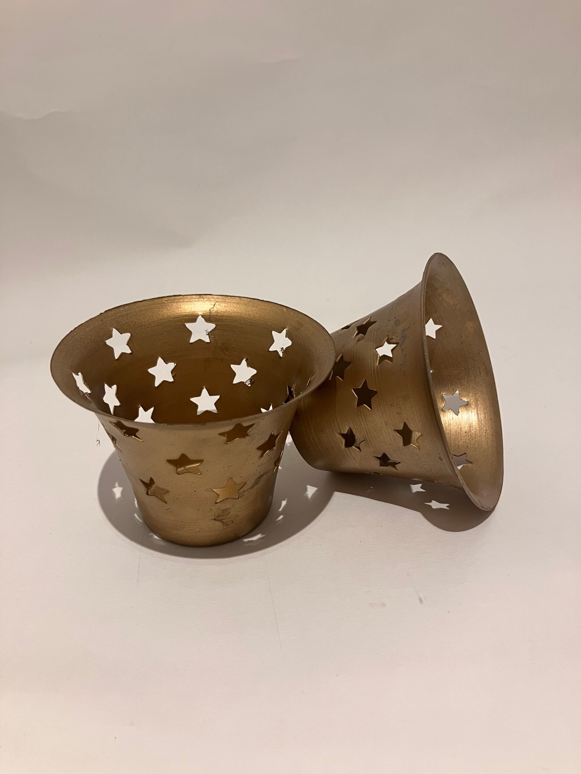 Bronse candle holder set