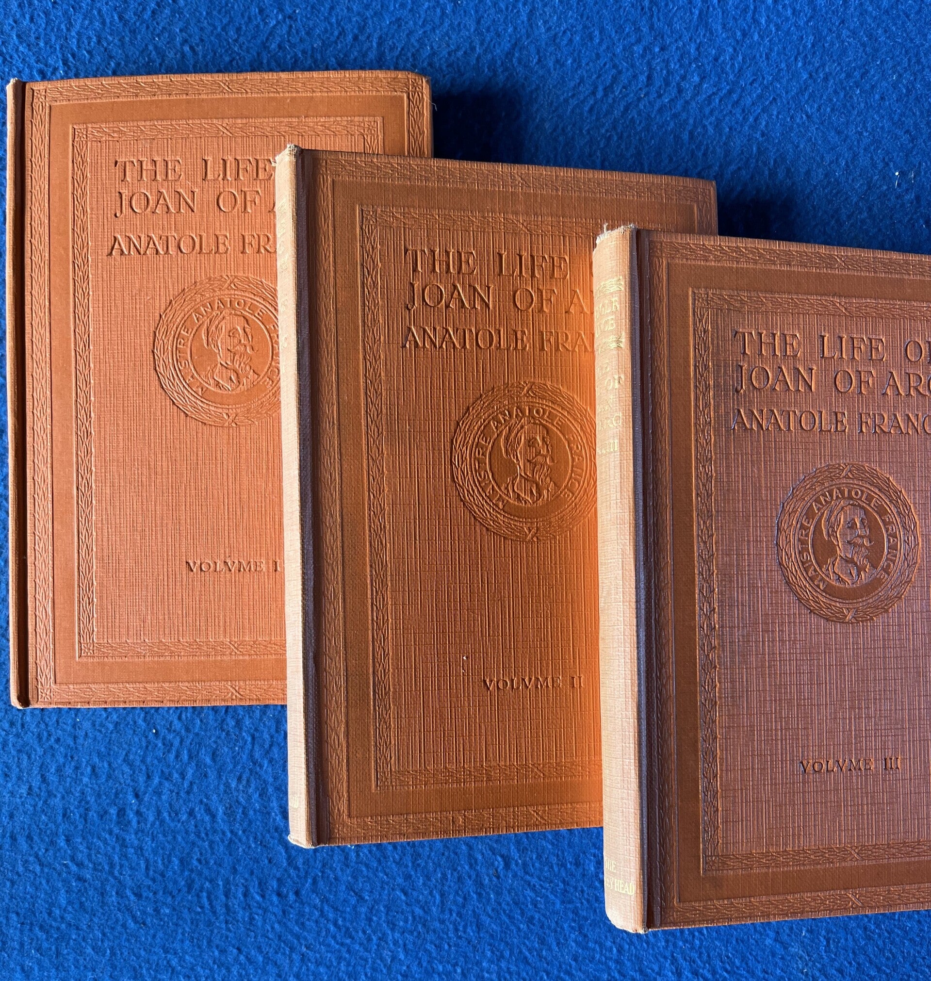 The Life Of Joan Of Arc - Anatole France - 3 volumes (1925)