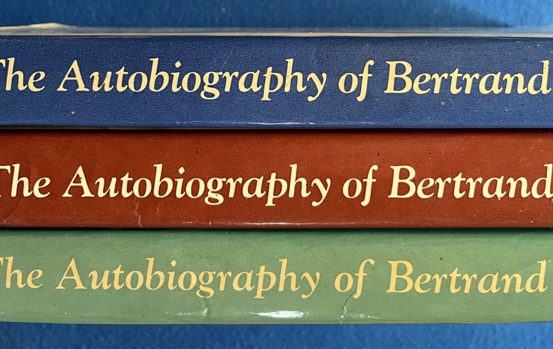The Autobiography Of Bertrand Russell - 3 volumes