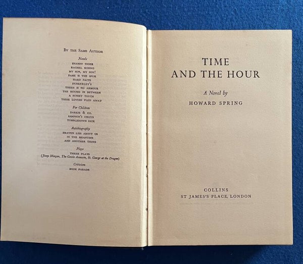 Time And The Hour - Howard Spring