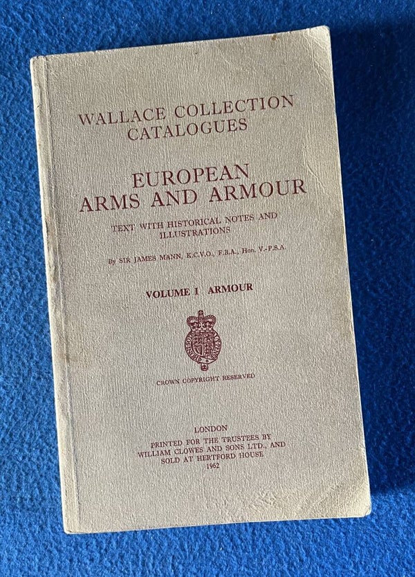 Wallace Collection Catalogues - European Arms And Armour - Volume I - Armour
