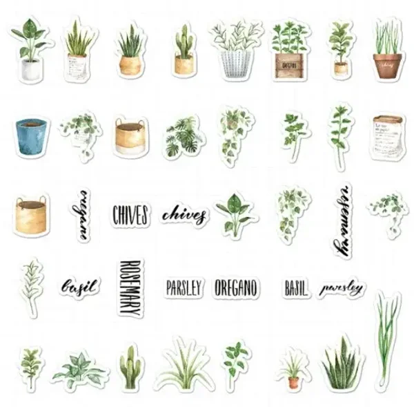 Losse Washistickers | Kruiden
