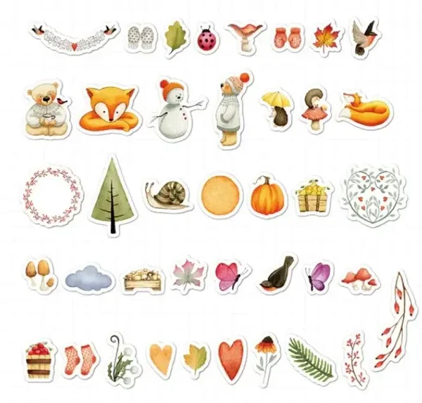 Losse Washistickers | Winterthema | Voor kinderen