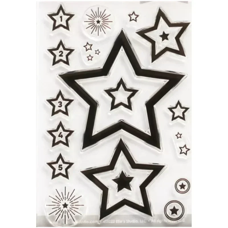Siliconen Clear Stempels | Sterren
