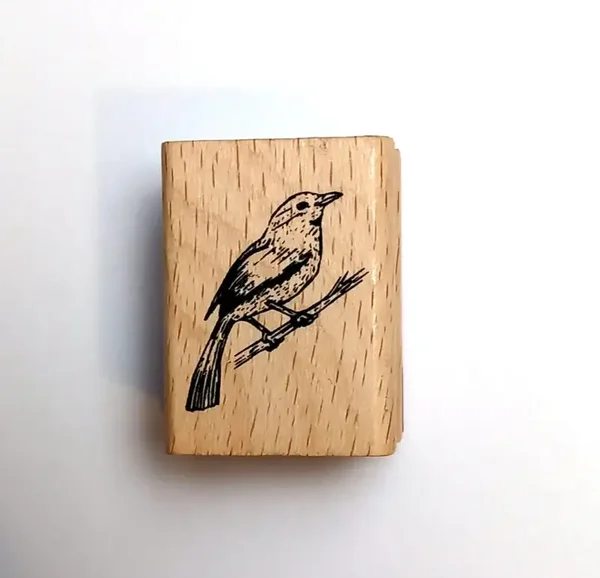 Houten stempel | Vogel | 4 x 3 cm