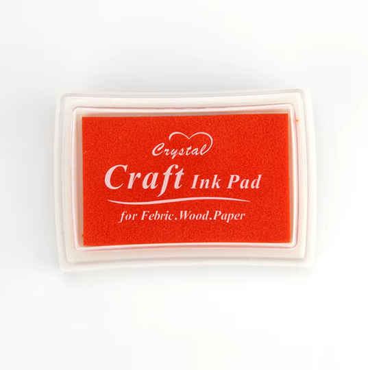 Stempelkussen | Donkeroranje | 7x5 cm