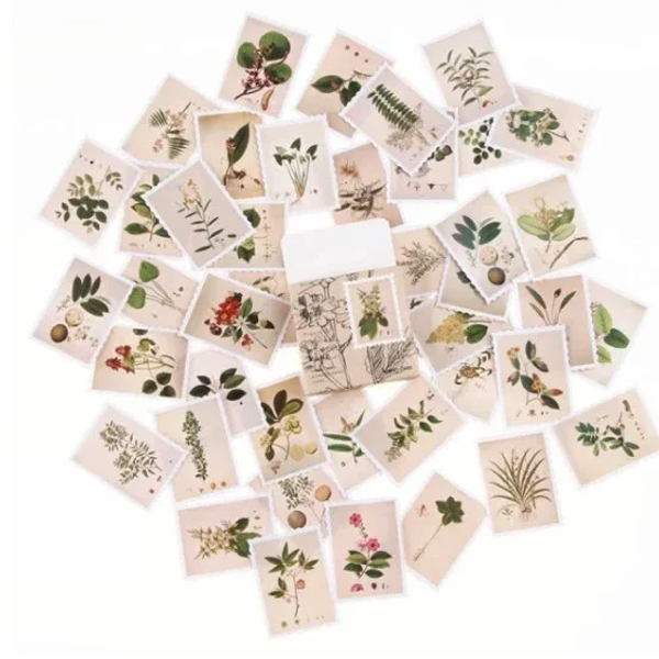 Stickerdoosje | Planten stickers | Postzegelvorm