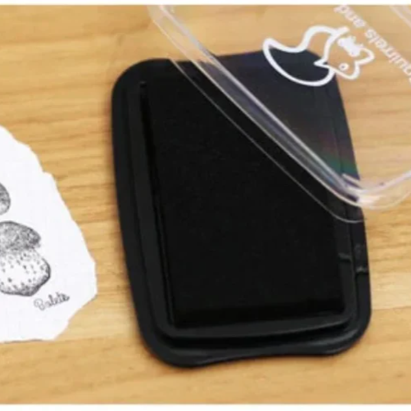 Stempelkussen | Zwart | 9,5 x 6,5 cm