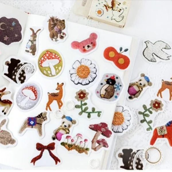 Stickerdoosje | Patchwork winterstickers | Voor kinderen