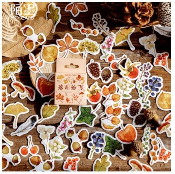 Stickerdoosje | Herfstvruchten stickers | Thema herfst