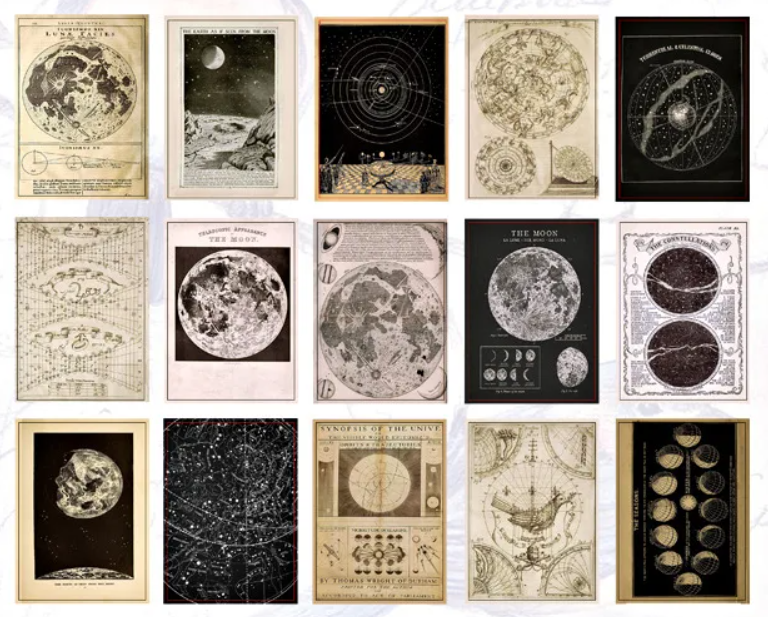 Papierblokje 60 vellen | Planeten