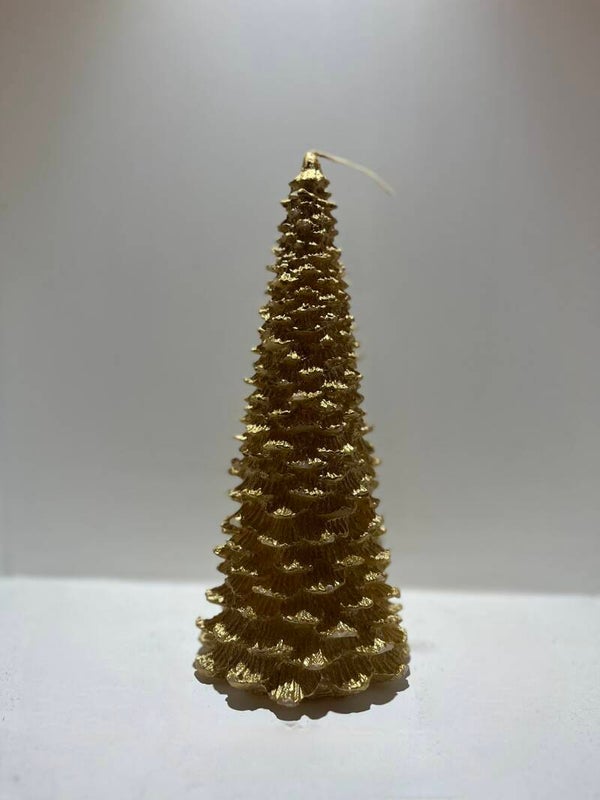 Kerstboom Candle Goud Maat L