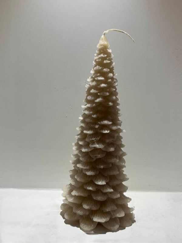 Kerstboom Candle Beige maat L