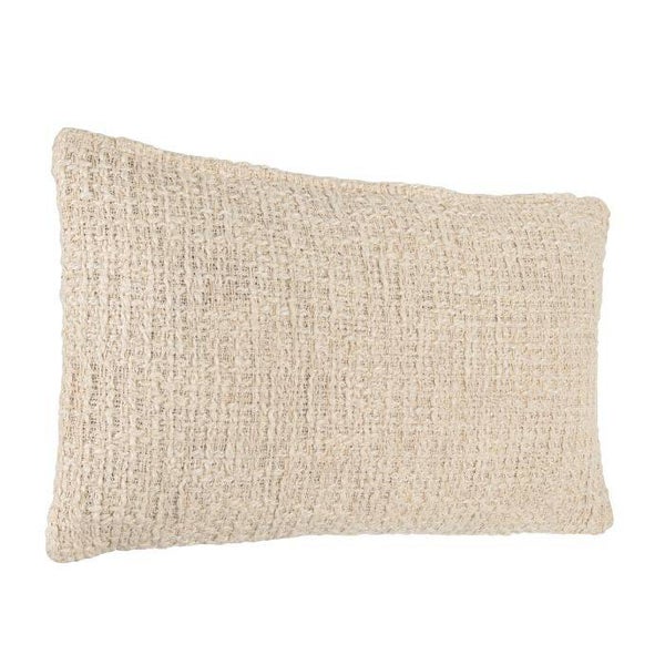 Crème bouclé kussen 50 x 30