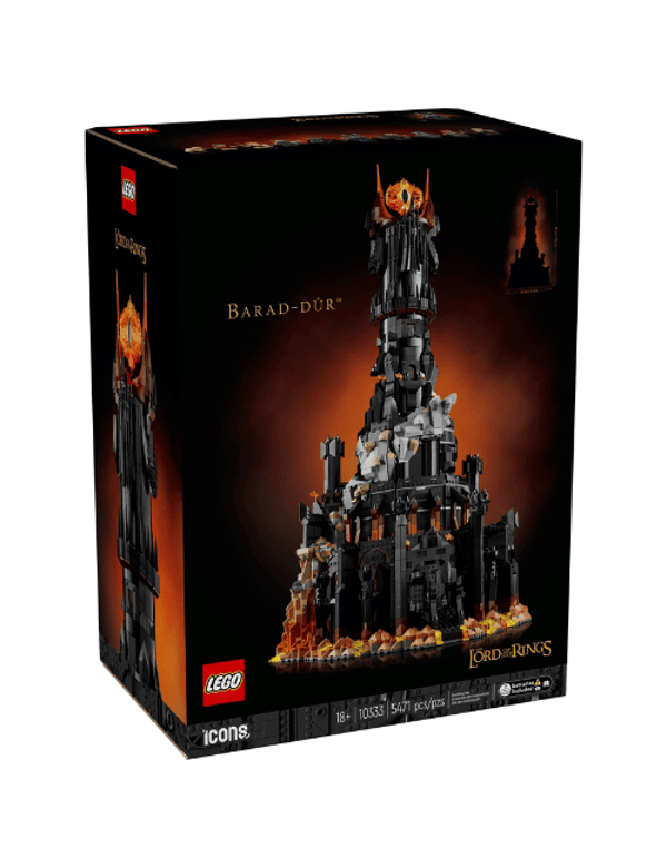 bloc de construction le seigneur des anneaux barad-dûr 10333