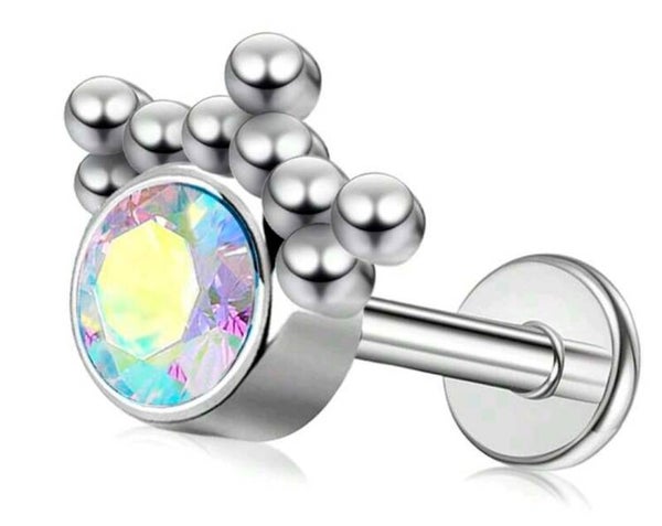 AB Crystal Labret Bar