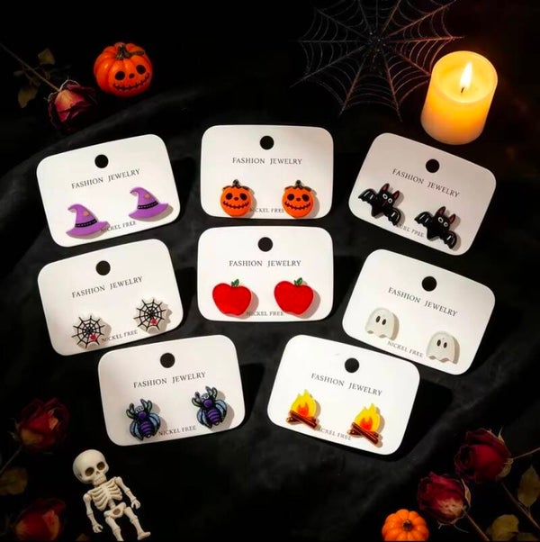 Acrylic halloween earings