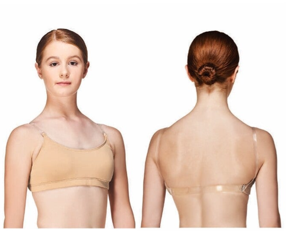 Mondor clear straps bra