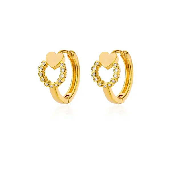 Boucle d'oreilles Forme Cœurs