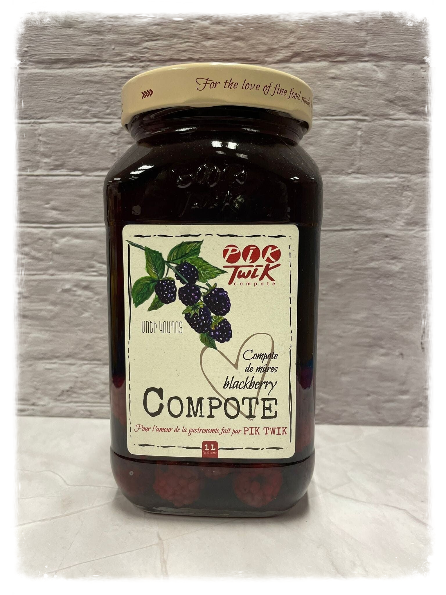 Bramencompote Մոշի կոմպոտ Компот из ежевики 1L