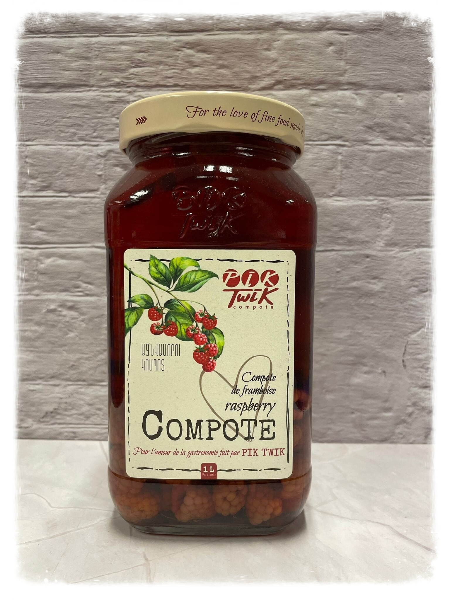 Frambozencompote Ազնվամորու կոմպոտ Компот из малины 1L