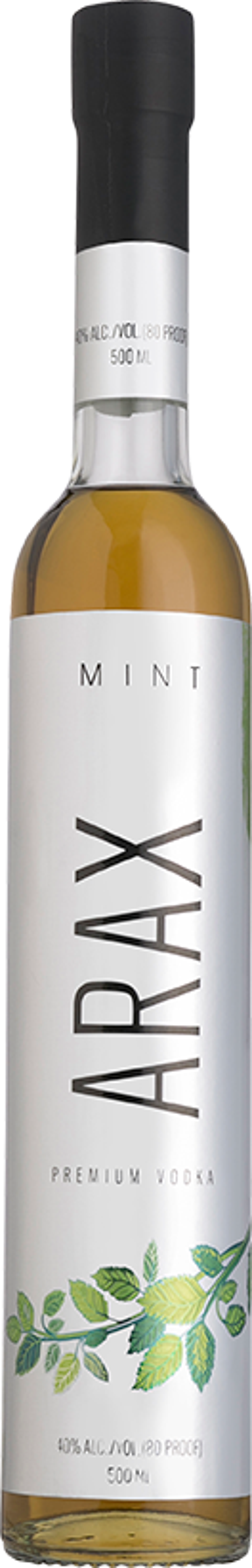 Vodka Arax met munt 40% Օղի Արաքս Նանա 40%  Водка Arax с мятой 40% 0,5cl
