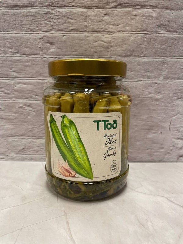 Ingelegde okra Բամյայի մարինադ  Маринованная бамия 820gr