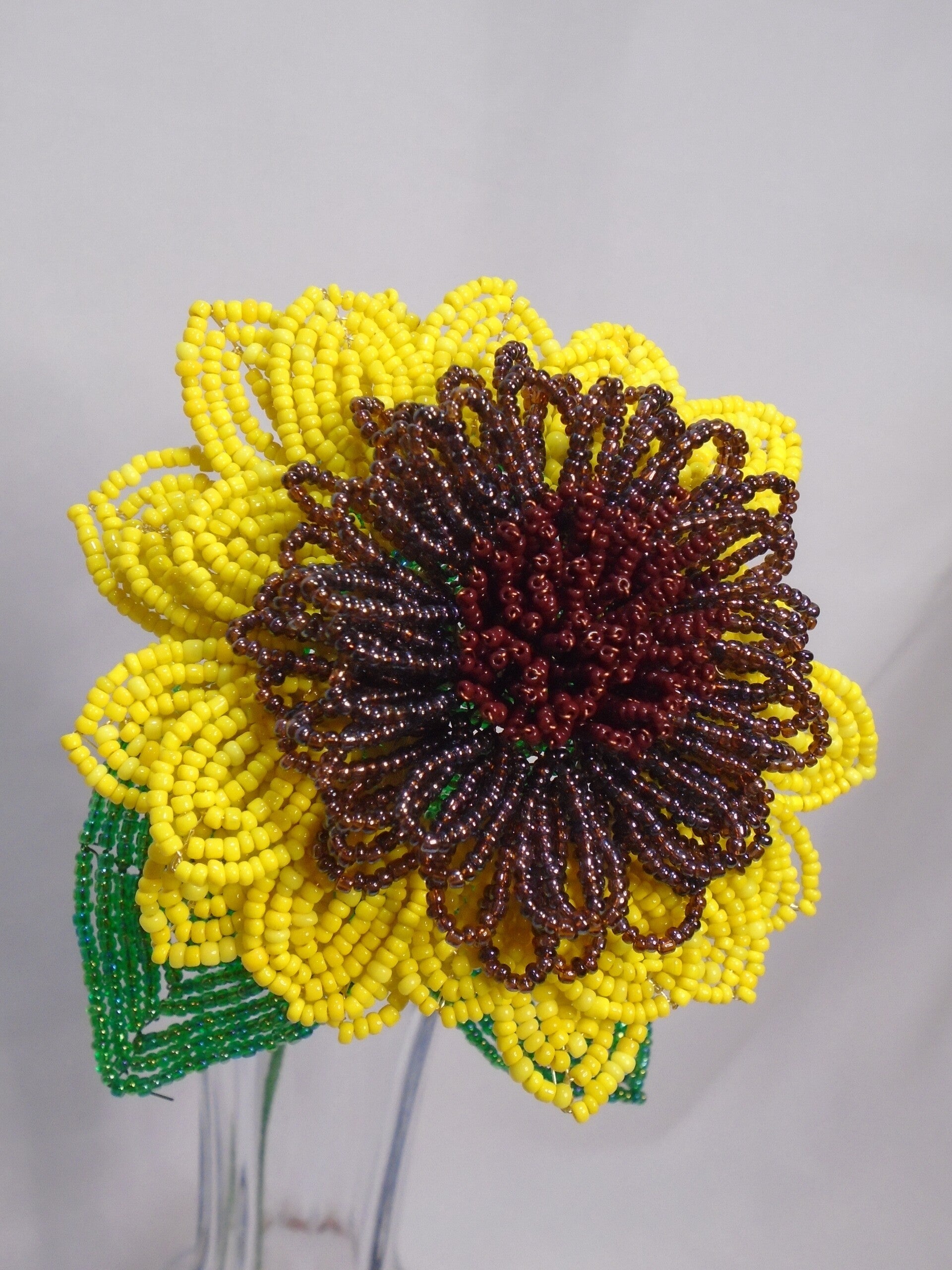 Beaded Sunflower
