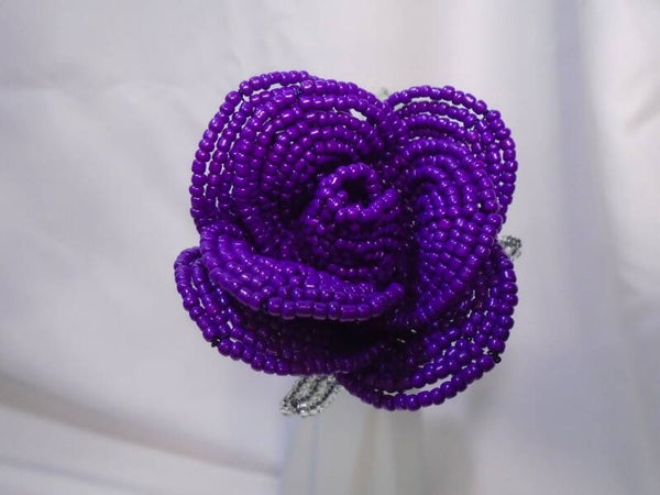 Plum single stem rose
